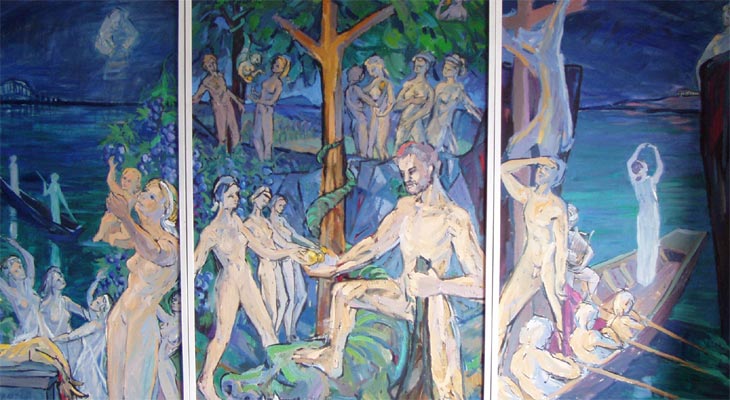 Triptychon Die Äpfel der Hesperiden, 1995
