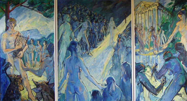 Triptychon Orpheus, 1991